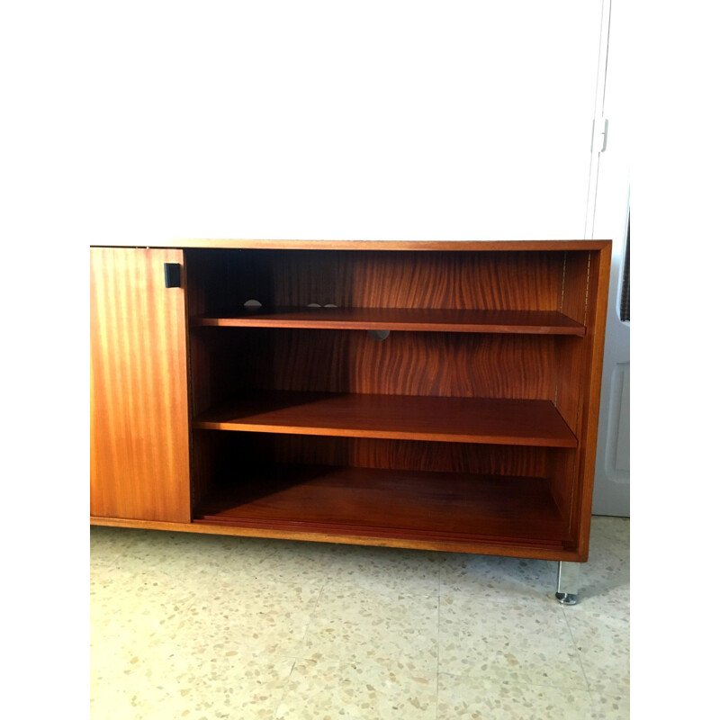 Vintage wooden sideboard by Florence Knoll, 1960s