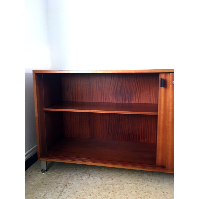 Vintage wooden sideboard by Florence Knoll, 1960s