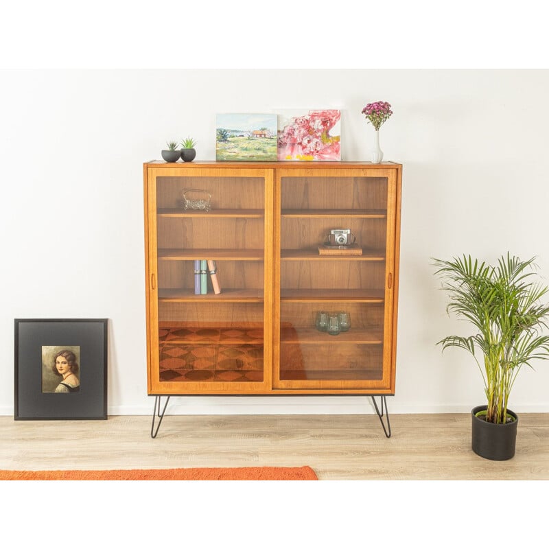 Vintage teak display cabinet by Poul Hundevad, Denmark 1960s