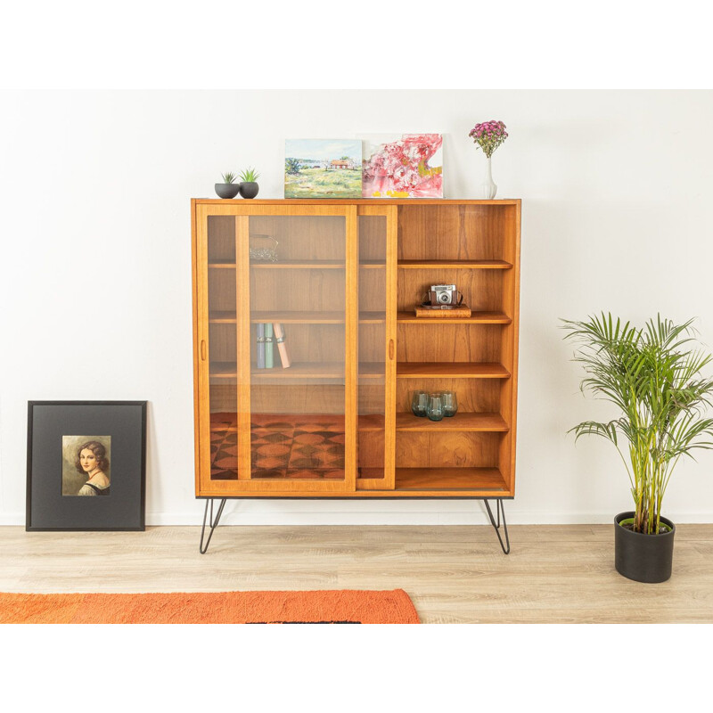 Vintage teak display cabinet by Poul Hundevad, Denmark 1960s