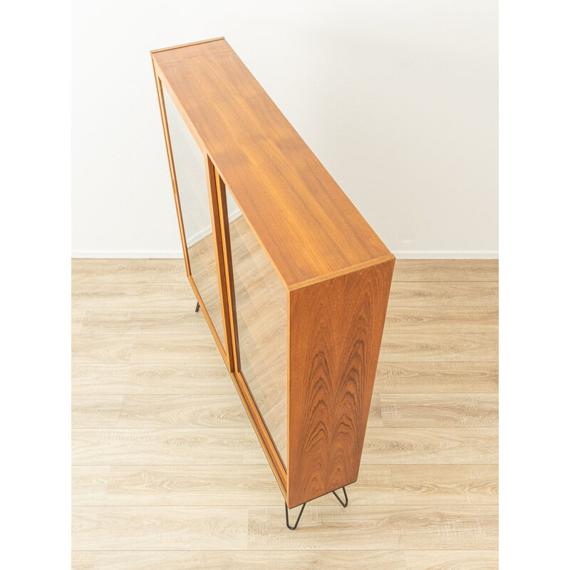 Vintage teak display cabinet by Poul Hundevad, Denmark 1960s