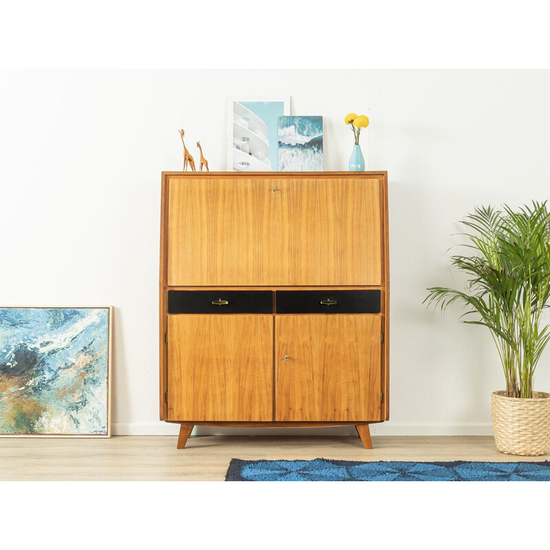 Vintage walnut secretary by Musterring, Germany 1950s