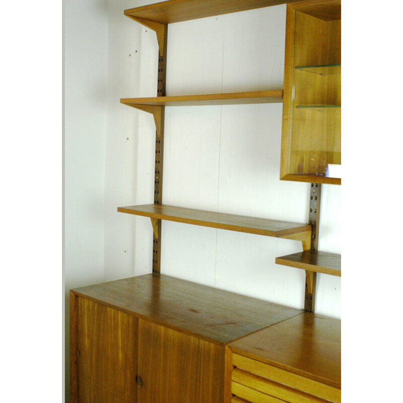 Danish wall unit in teak, Poul CADOVIUS - 1960s