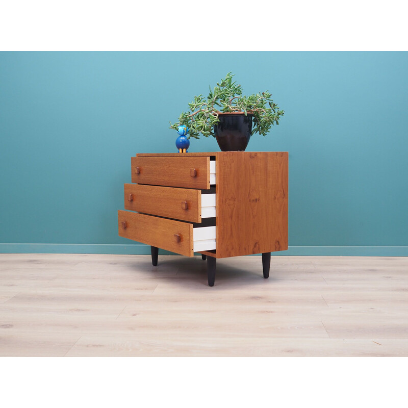 Teak vintage chest of drawers, Denmark 1970s