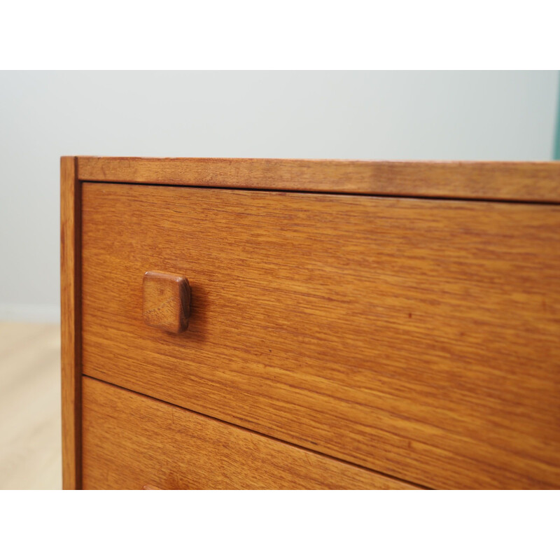 Teak vintage chest of drawers, Denmark 1970s