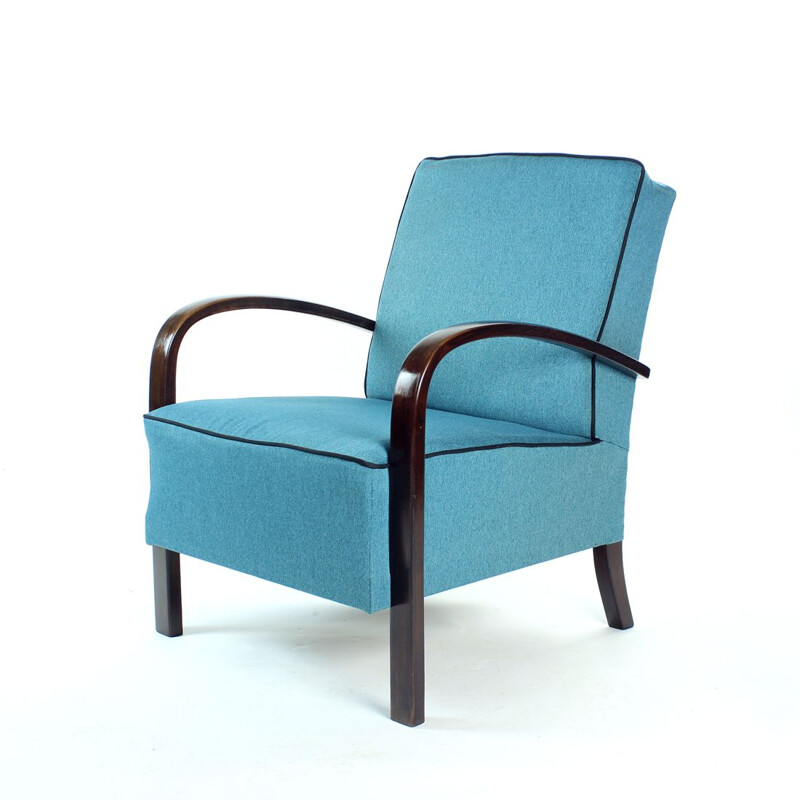 Bentwood vintage armchair by Thonet, Czechoslovakia 1940s