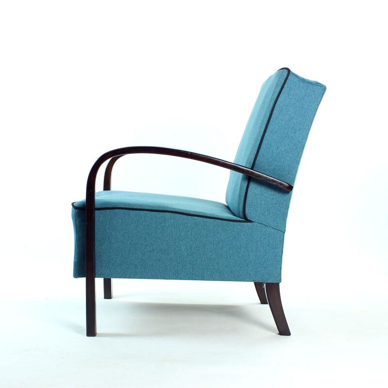 Bentwood vintage armchair by Thonet, Czechoslovakia 1940s