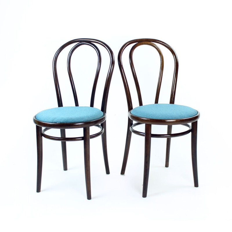 Sedia da bistrot vintage Thonet n. 16 di Ton, Cecoslovacchia 1960