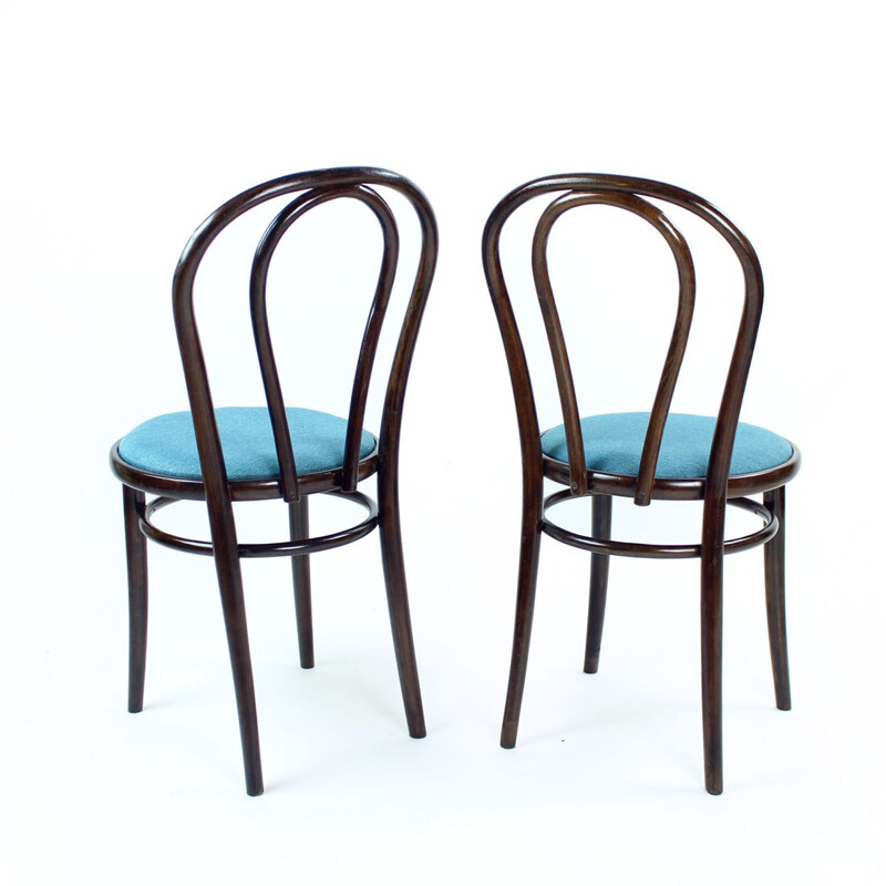 Thonet Vintage Bistrostuhl No. 16 von Ton, Tschechoslowakei 1960