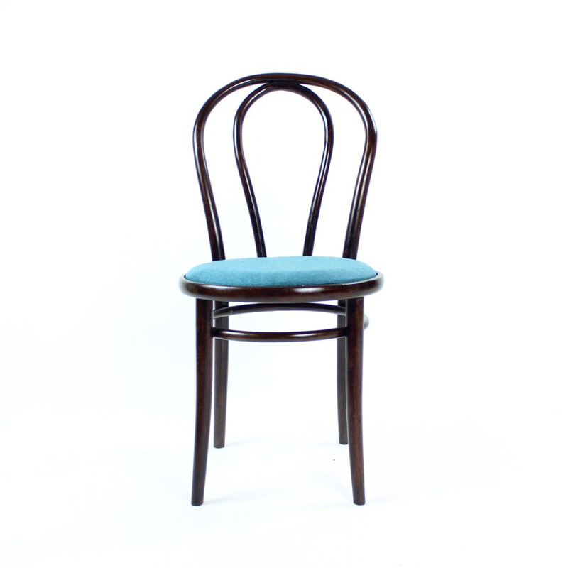 Sedia da bistrot vintage Thonet n. 16 di Ton, Cecoslovacchia 1960