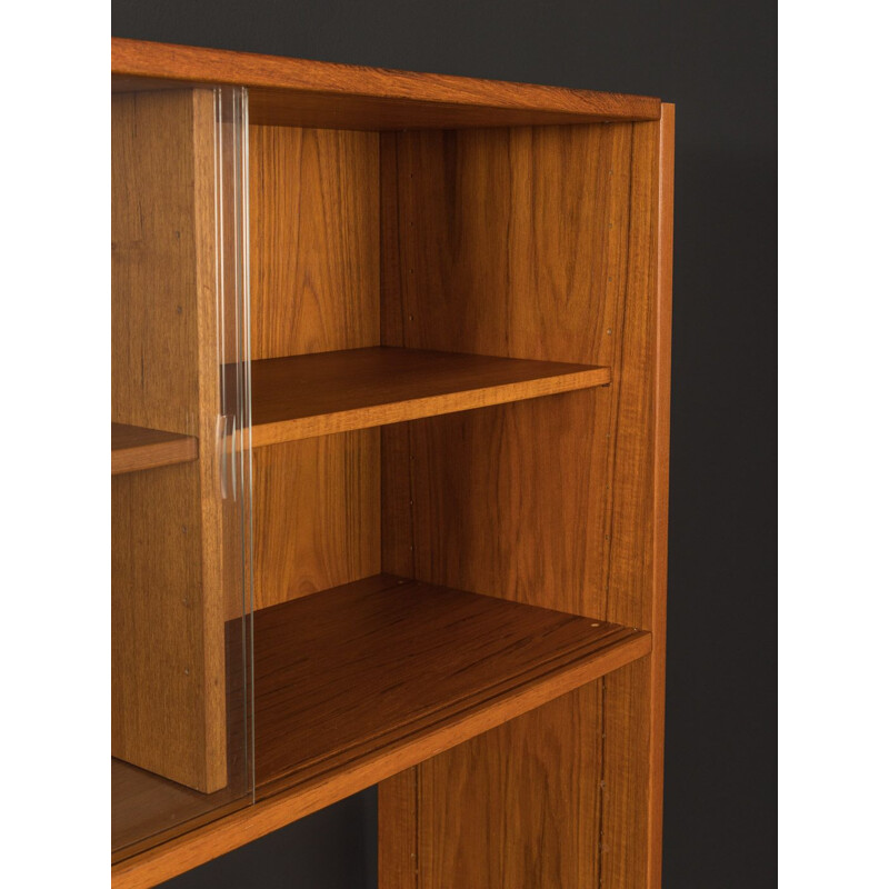 Vintage teak wall unit RY-100 by Hans J. Wegener for Ry Mobler, Denmark 1960