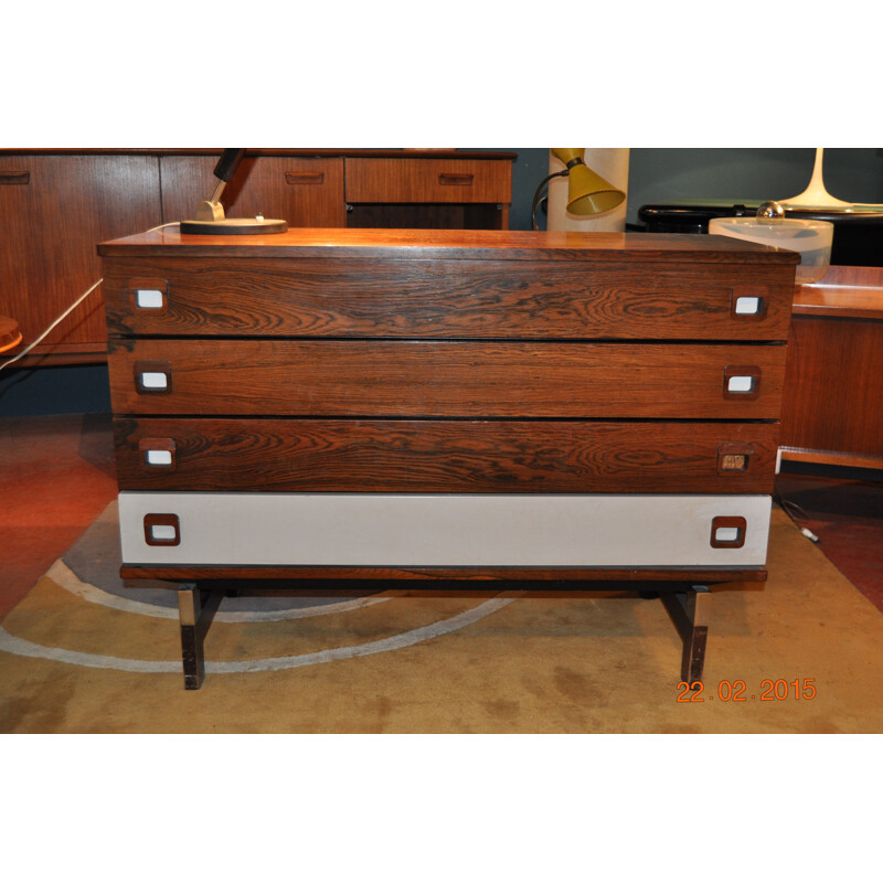 Chest of drawers in rosewood - 1970s