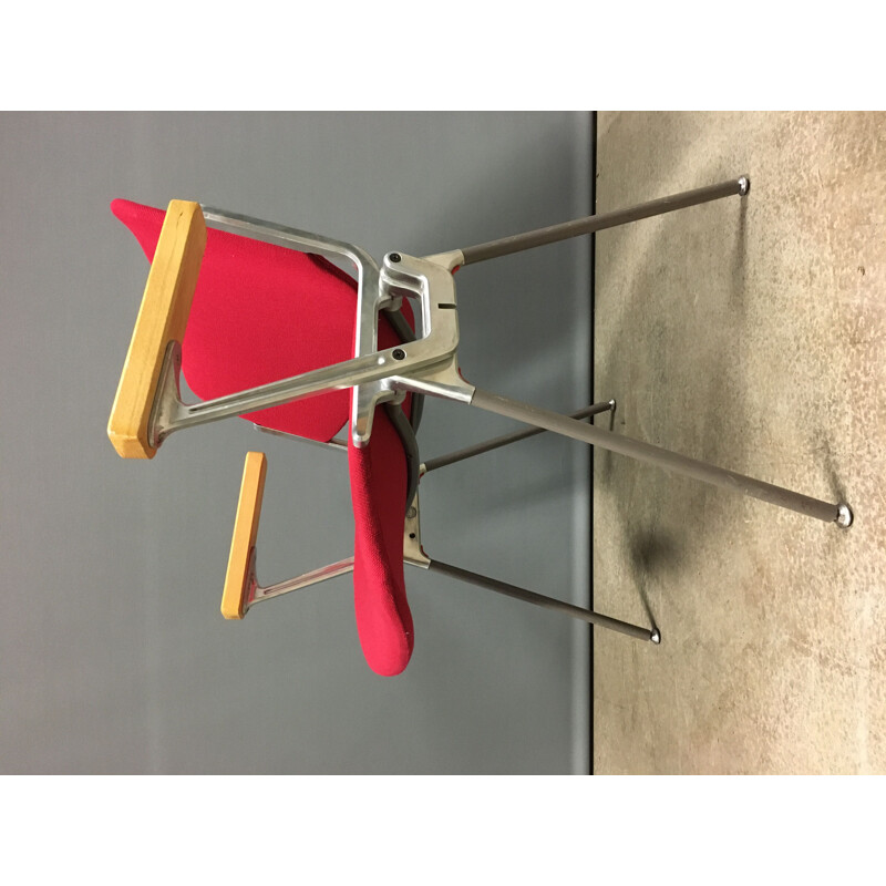 Set of 4 vintage Castelli Dsc 106 chairs by Giancarlo Piretti for Anonima Castelli
