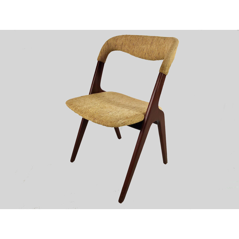 Set of 4 vintage dining chairs in teak by Johannes Andersen for Vamo Sønderborg, 1960s