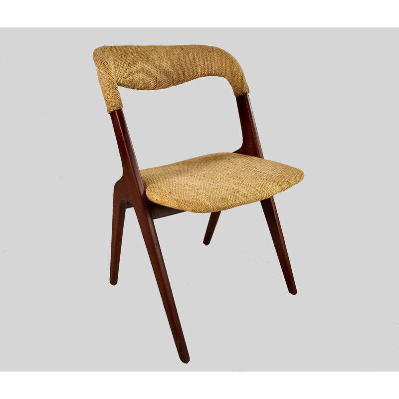 Set of 4 vintage dining chairs in teak by Johannes Andersen for Vamo Sønderborg, 1960s