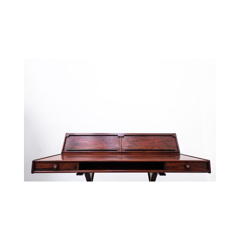 Mid-century wooden writing desk by Gianfranco Frattini, Italy 1957