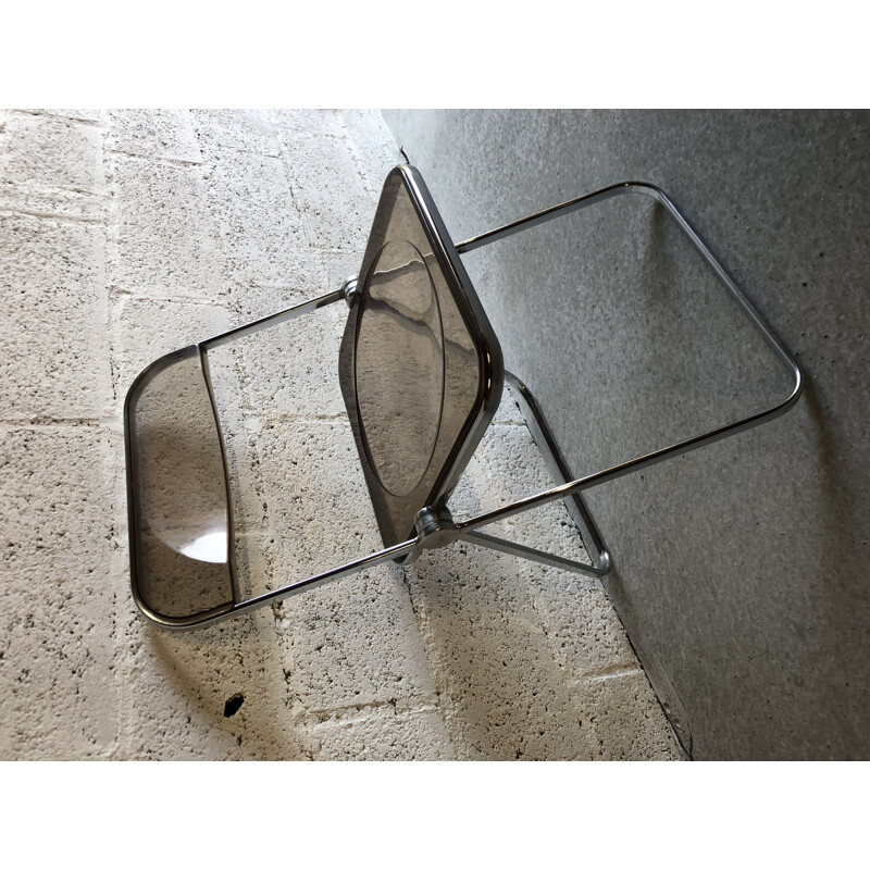 Conjunto de 6 cadeiras Plia vintage de Giancarlo PIretti para Anonima Castelli, 1968