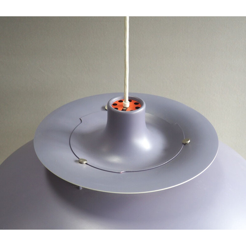 Louis Poulsen "PH5" hanging lamp in lavander painted metal, Poul HENNINGSEN - 1950s