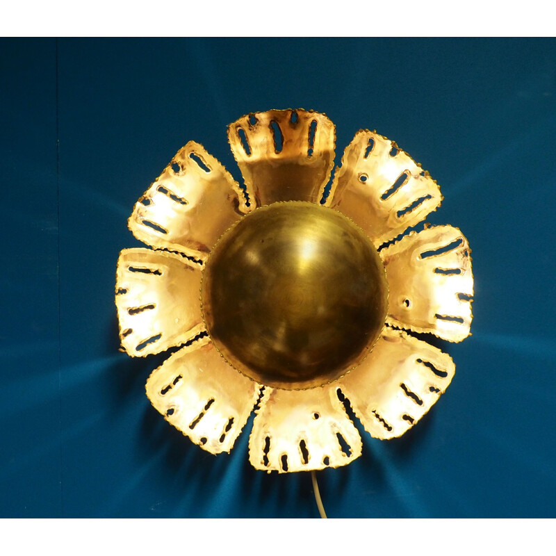 Holm Sørensen & co wall lamp in brass, Sven Aage Holm SØRENSEN - 1950s