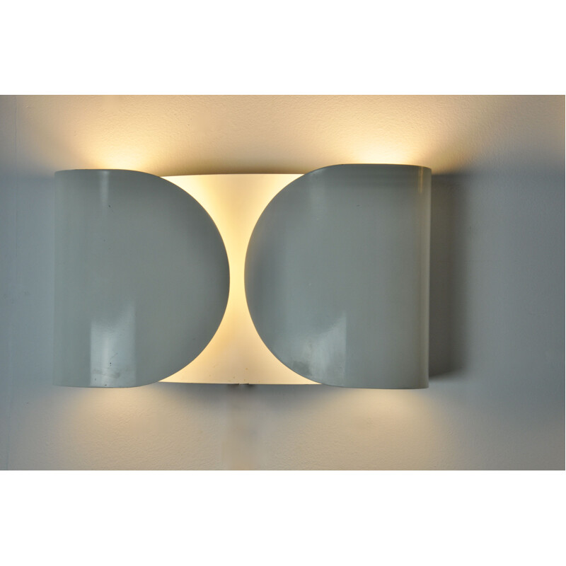 Pair of vintage Foglio wall lamps by Tobia & Afra Scarpa for Flos, 1966