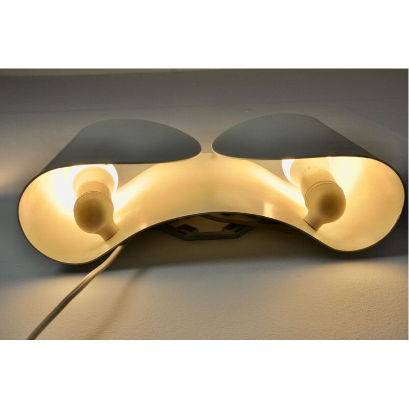 Pair of vintage Foglio wall lamps by Tobia & Afra Scarpa for Flos, 1966
