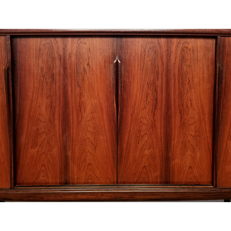 Scandinavian vintage rosewood sideboard by Axel Christensen for Aco Møble, 1960
