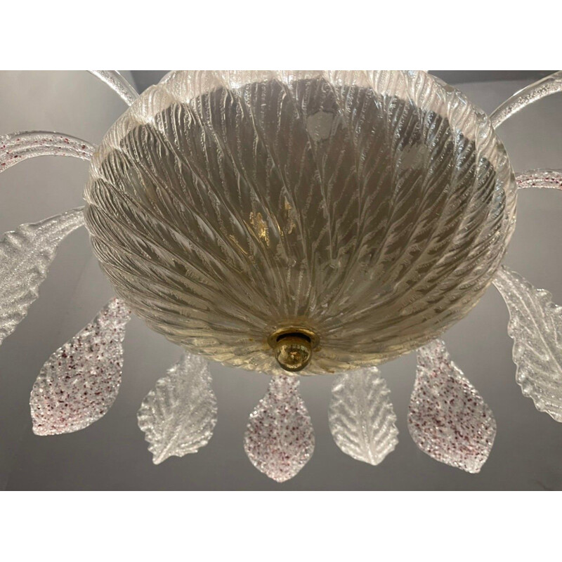 Vintage murano glass chandelier, 1970