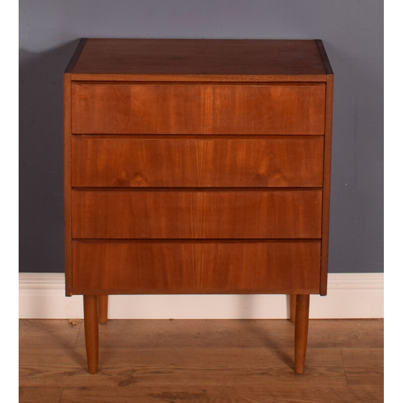 Vintage teak Danish chest of drawers, 1960s