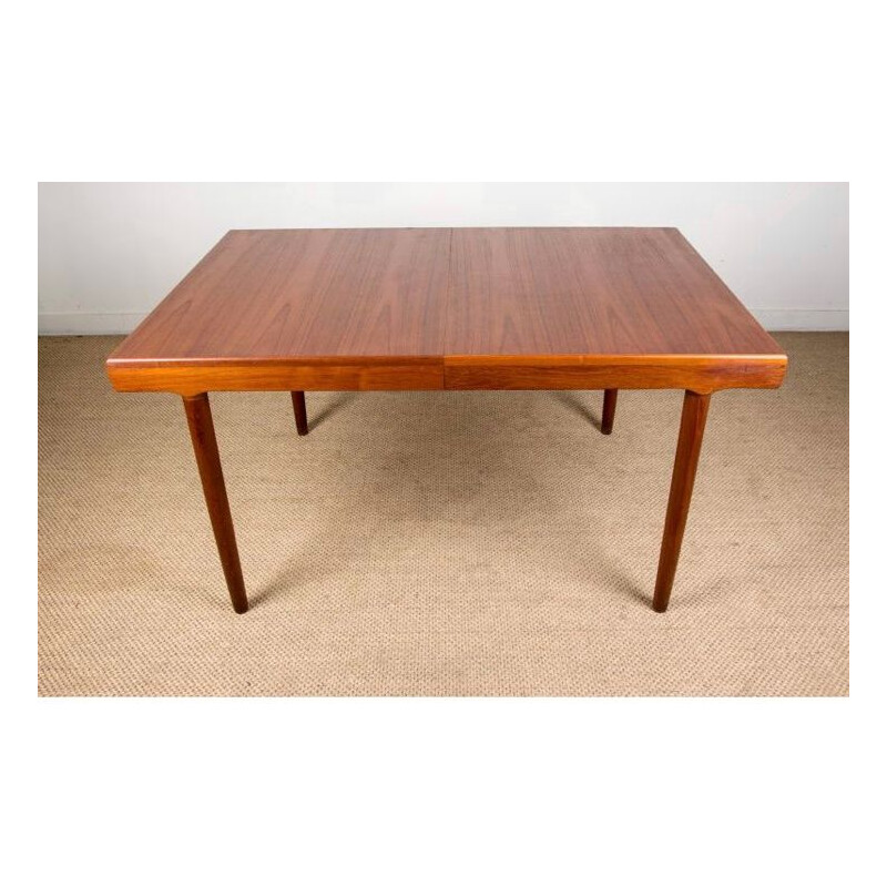 Vintage Deense teakhouten tafel door Harry Ostergaard voor Randers Mobelfabrik, 1960