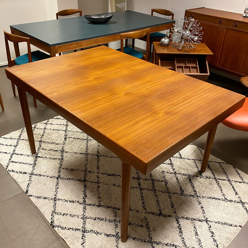 Vintage Danish teak table by Harry Ostergaard for Randers Mobelfabrik, 1960