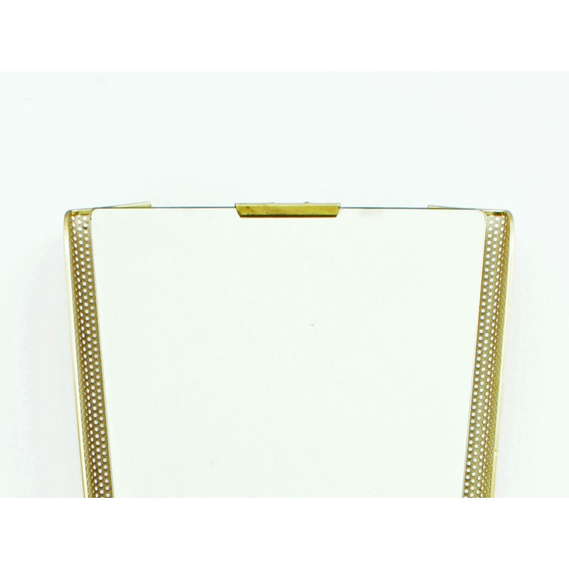 German mirror with brass details - 1950s