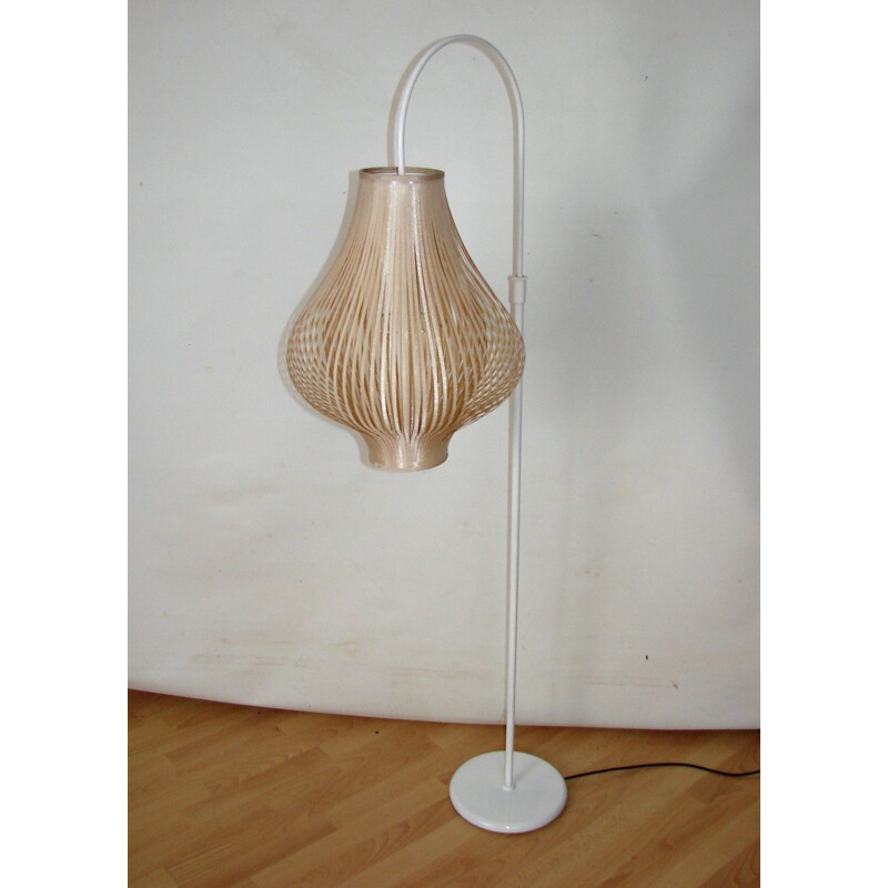 Vintage metal and plastic floor lamp, 1970