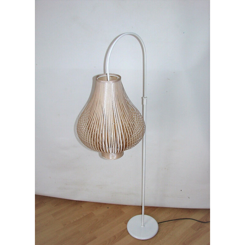 Vintage metal and plastic floor lamp, 1970