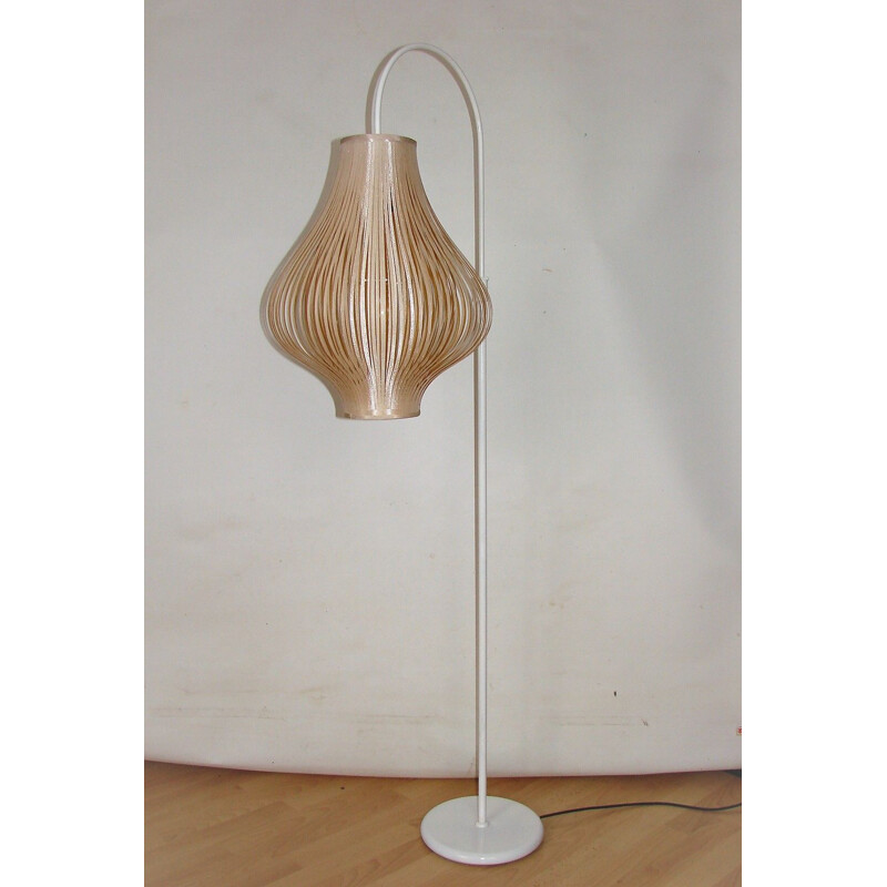 Vintage metal and plastic floor lamp, 1970