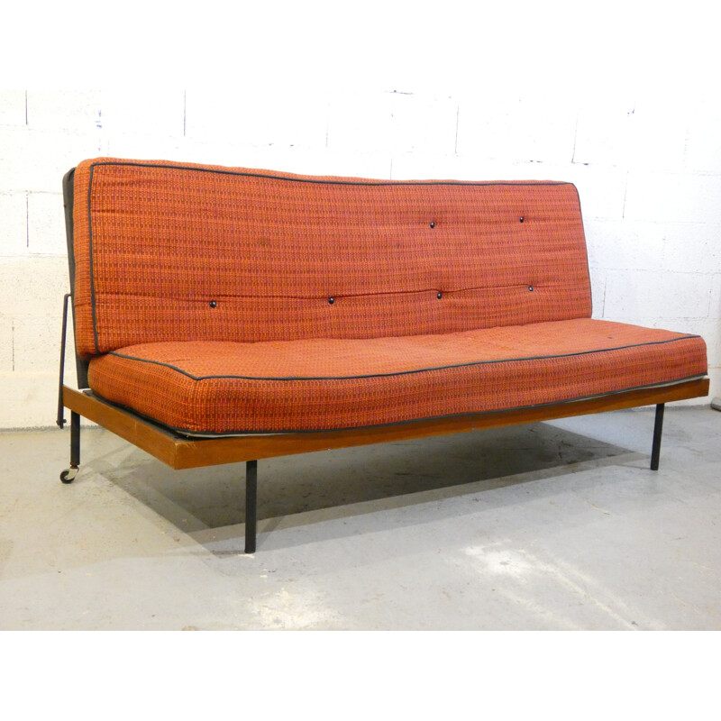 Vintage sofa bed by Jean René Picard for Seta, 1950