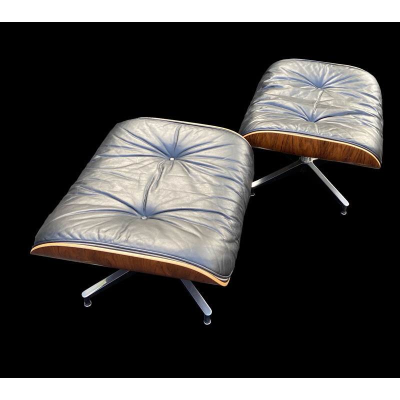 Pair of vintage footrests by Eames Herman for Miller Ottoman, 1970s