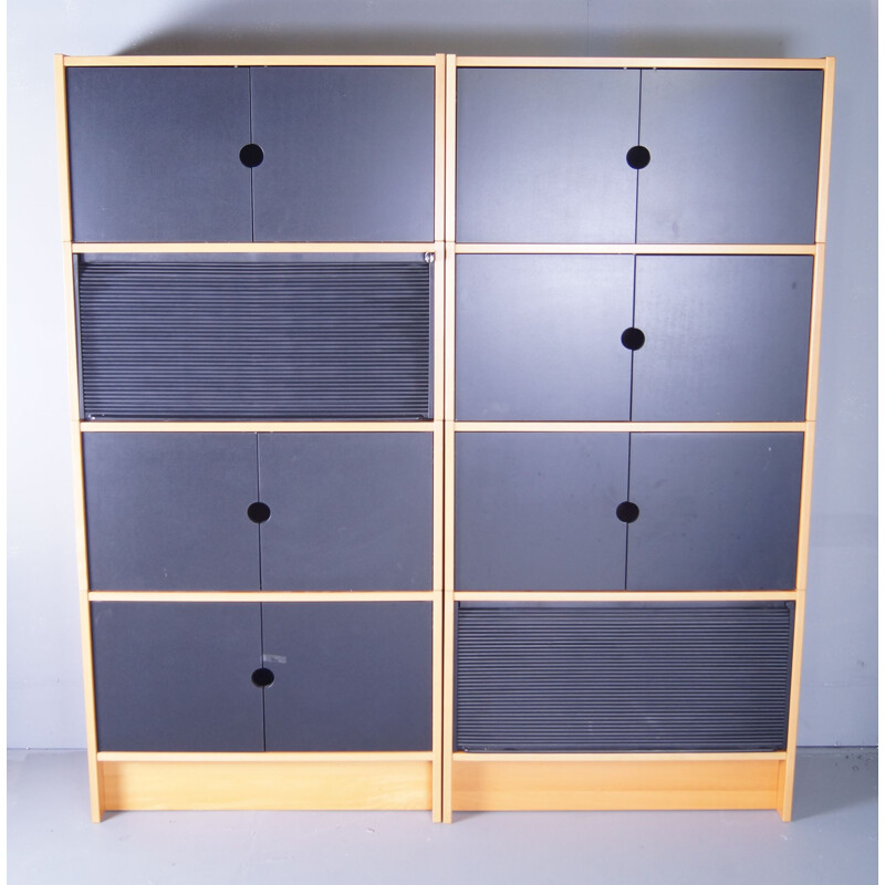 Modular vintage cabinet with 9 modular pieces