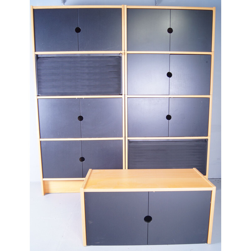Modular vintage cabinet with 9 modular pieces