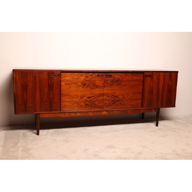 Vintage sideboard in rosewood by J. Andersen for C. Linneberg, Denmark 1960s