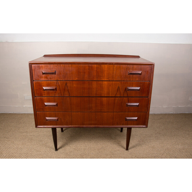 Vintage Danish teak chest of drawers by Borge Mogensen for Soborg Mobelfabrik, 1960