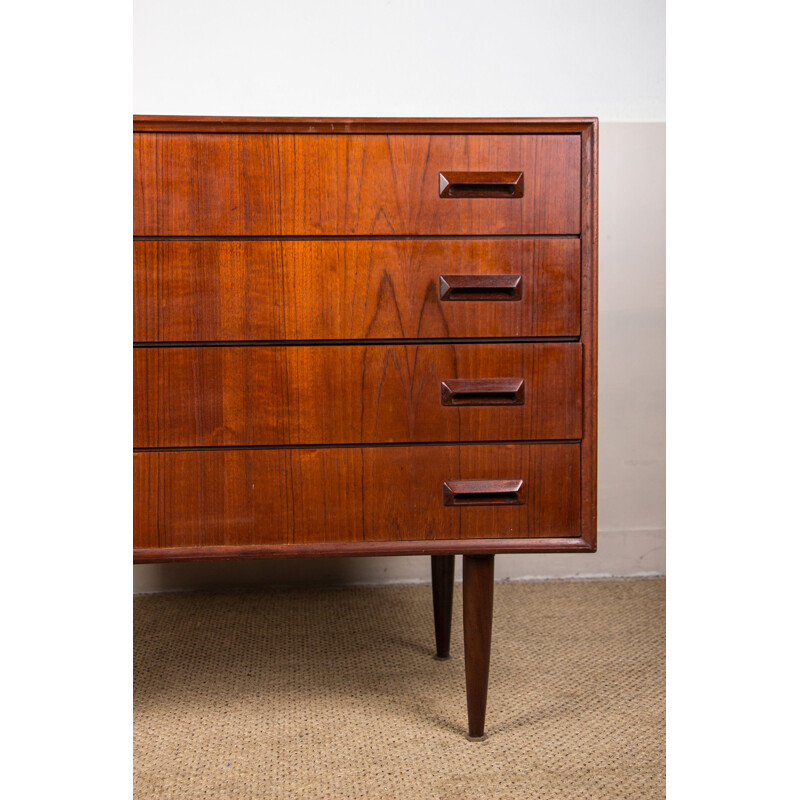 Vintage Danish teak chest of drawers by Borge Mogensen for Soborg Mobelfabrik, 1960