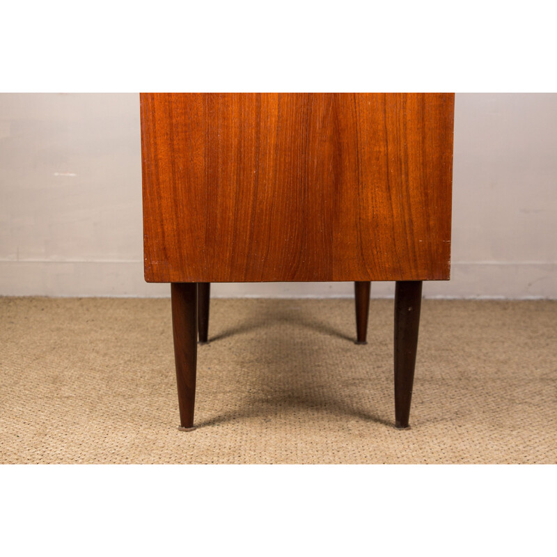 Vintage Danish teak chest of drawers by Borge Mogensen for Soborg Mobelfabrik, 1960