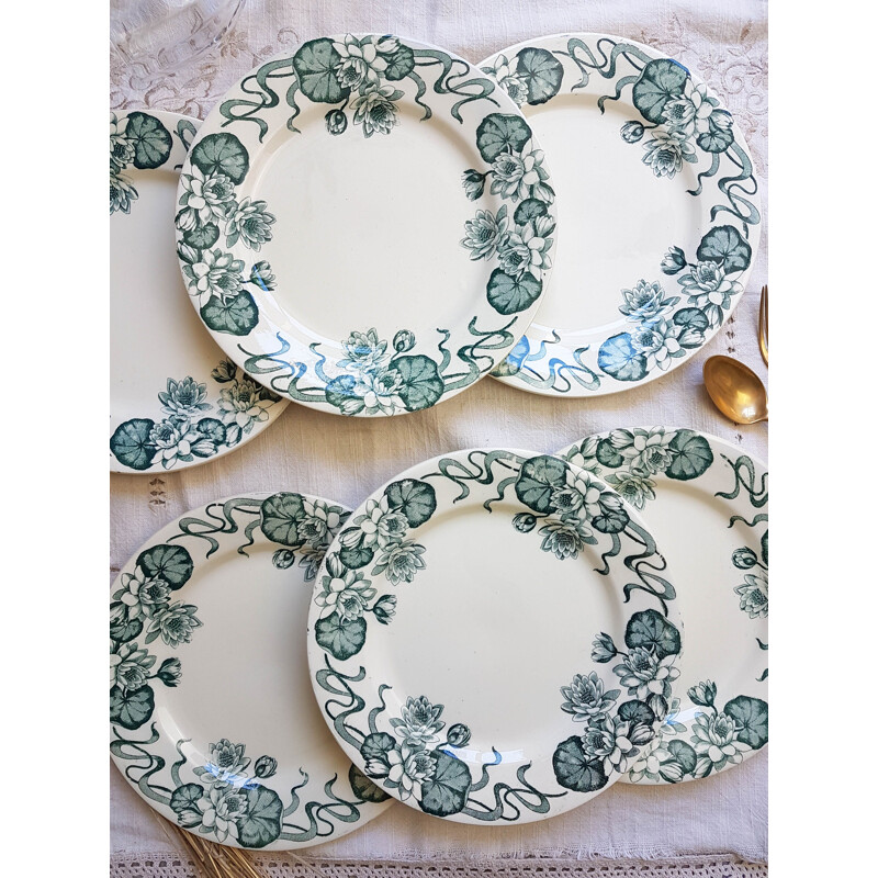 Set of 6 vintage dinner plates