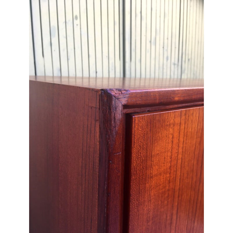 Vintage teak cabinet with 2 doors, Switzerland 1960