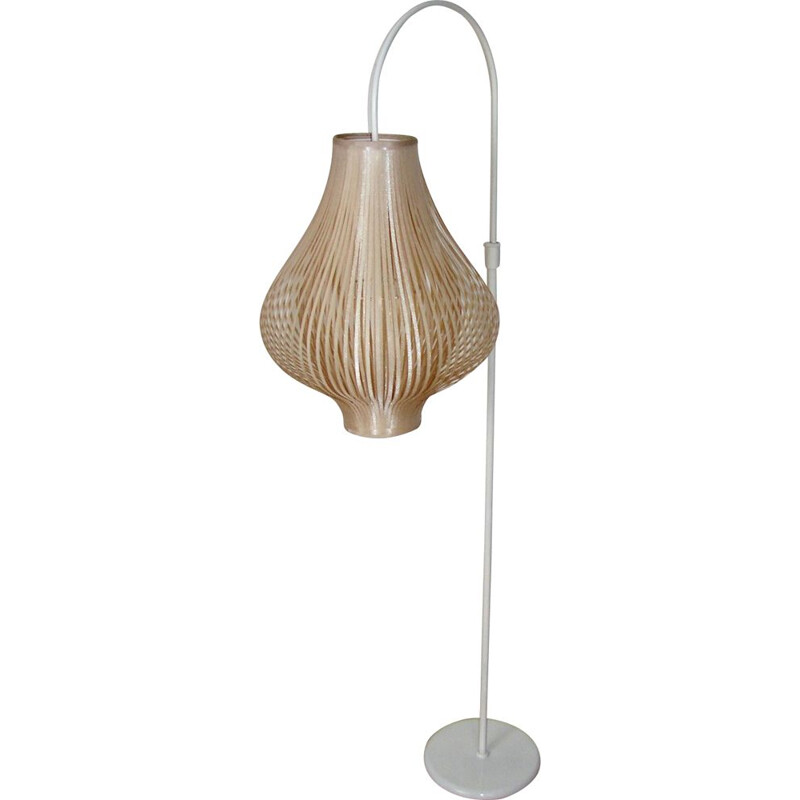 Vintage metal and plastic floor lamp, 1970