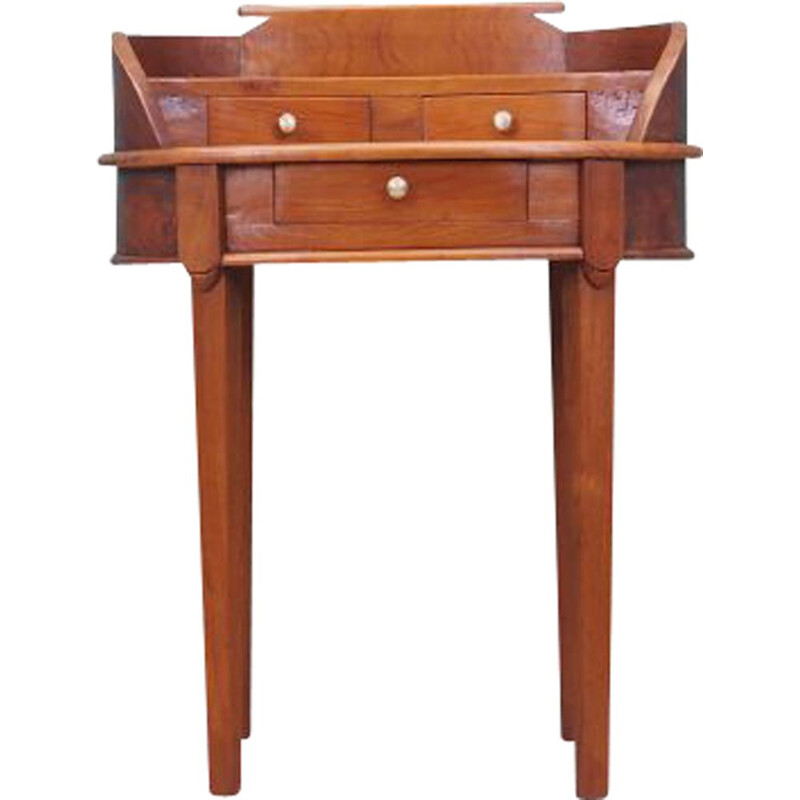 Cherrywood vintage dressing table, Denmark 1960s