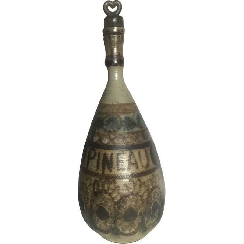 Vintage pineau bottle by Jd Courjeault