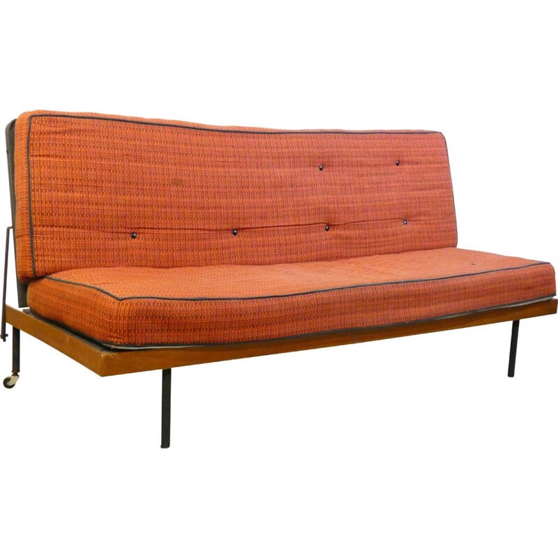 Vintage sofa bed by Jean René Picard for Seta, 1950