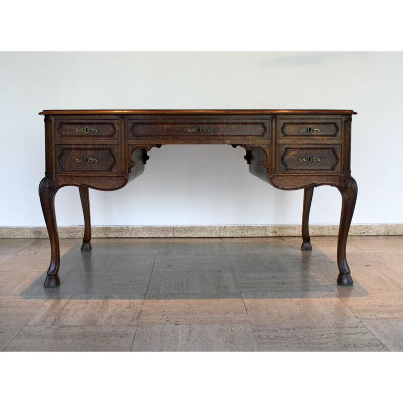Double bureau vintage de style Louis XV