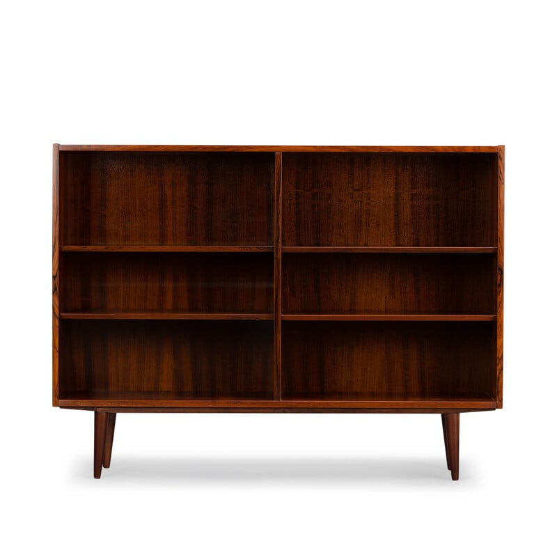 Vintage rosewood bookcase by Hundevad and Co, Denmark 1960